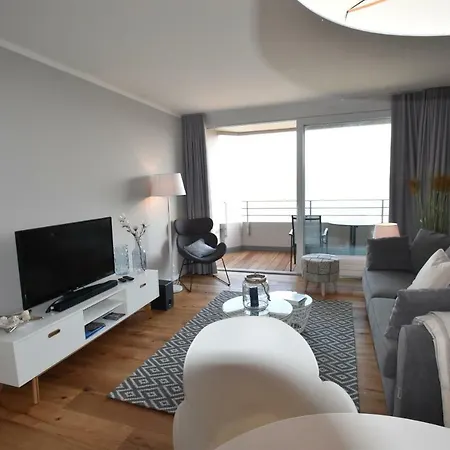 شقة Fewo1846 - Intermar Lina K - Luxurioeses Im 6 Og Mit Balkon Und Meerblick